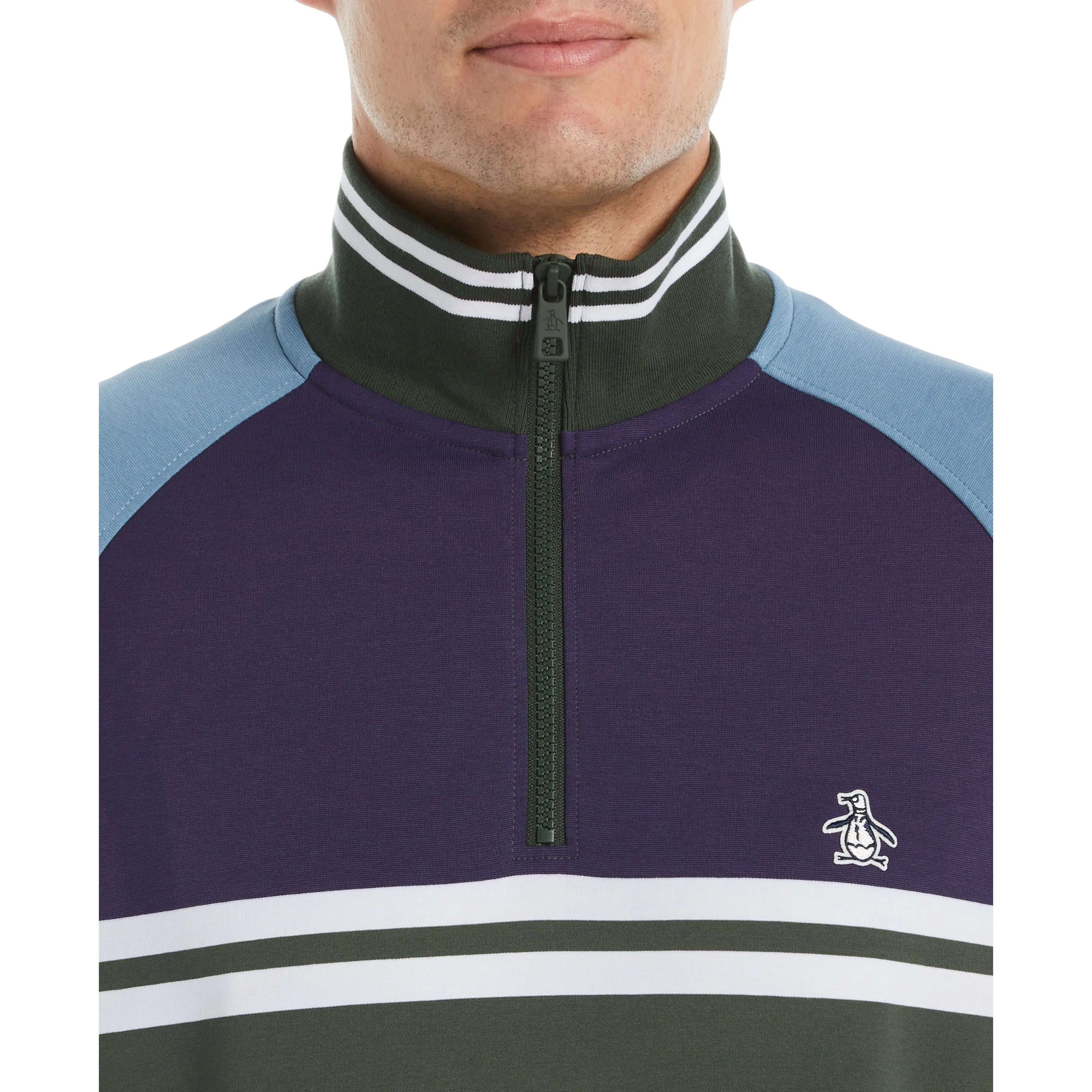1/4 Zip Color Block Jacket