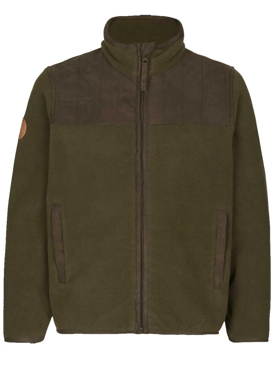 50% OFF SEELAND Bolt Junior Fleece Jacket - Kids - Pine Green Melange - Age: 8 Years