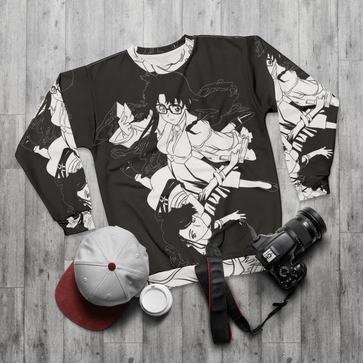 90s Retro "Read or Die" Yomiko Readman Anime Sweatshirt