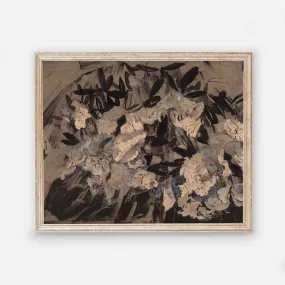 Abstract Floral 2 Vintage Wall Art