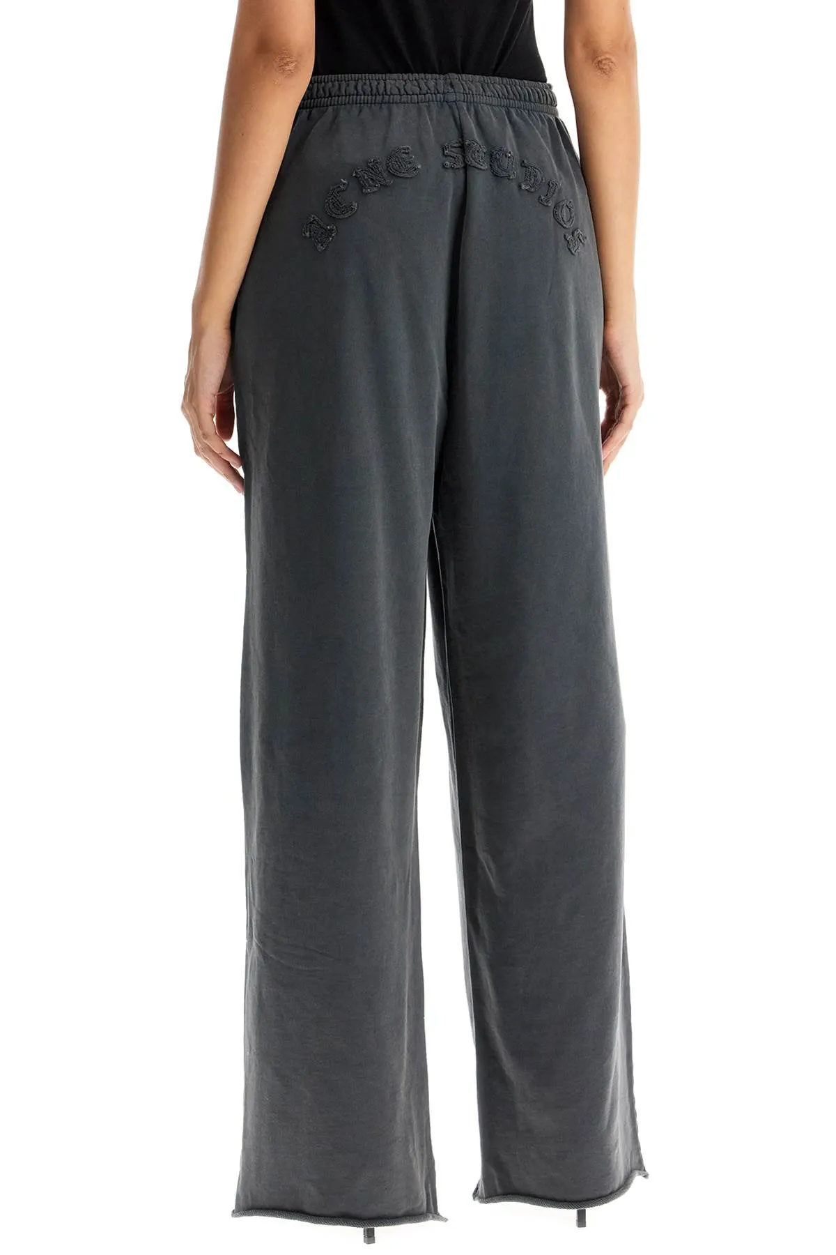 Acne Studios Wide Logo Joggers With Ample (Size - Xs)