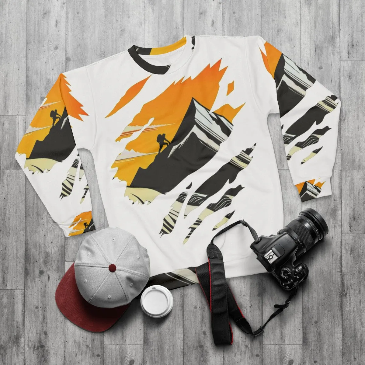 Adventurous Climbing Sweatshirt for Outdoor Enthusiasts