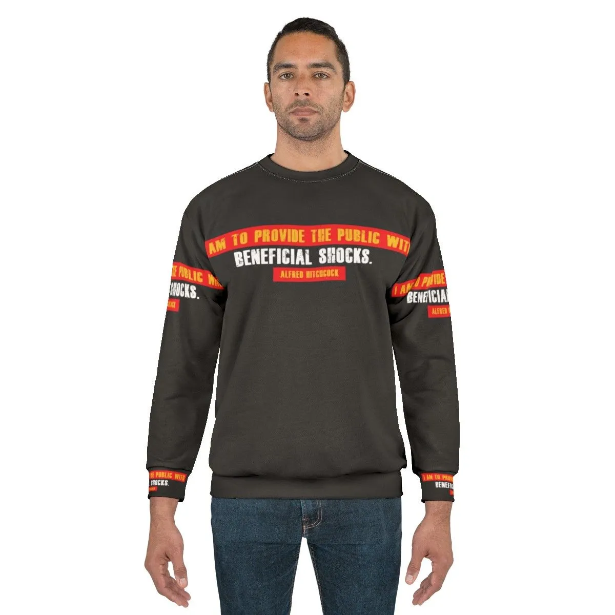 Alfred Hitchcock Quote Sweatshirt - Iconic Movie Director Merchandise