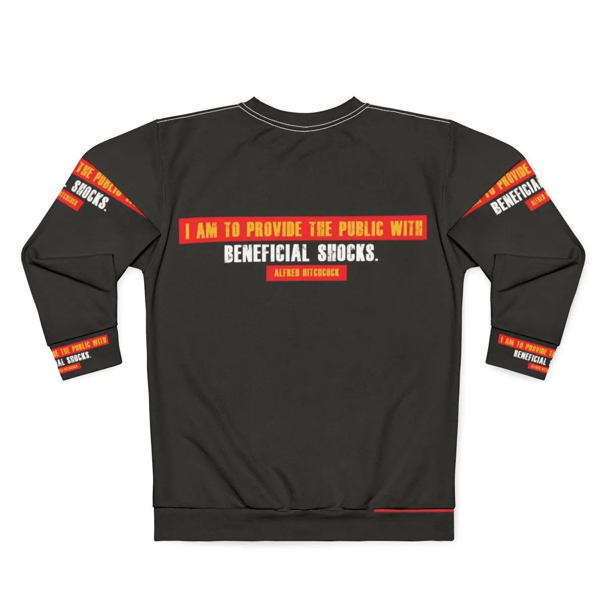 Alfred Hitchcock Quote Sweatshirt - Iconic Movie Director Merchandise