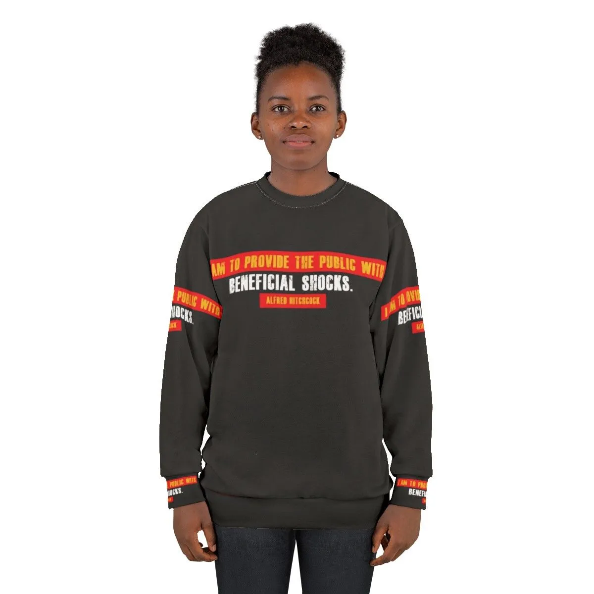 Alfred Hitchcock Quote Sweatshirt - Iconic Movie Director Merchandise