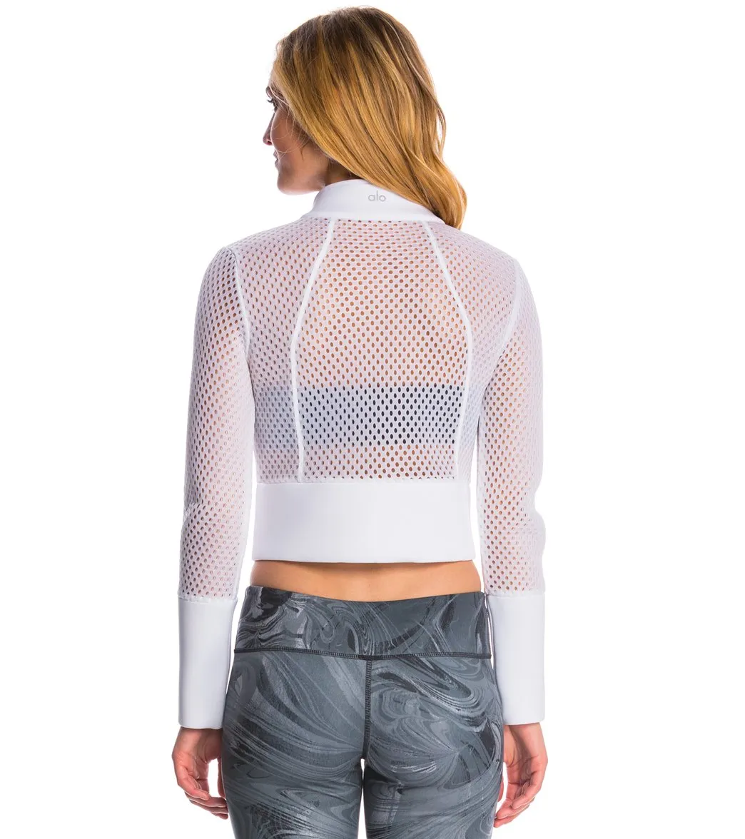 Alo Yoga Shell After Yoga Cropped Jacket