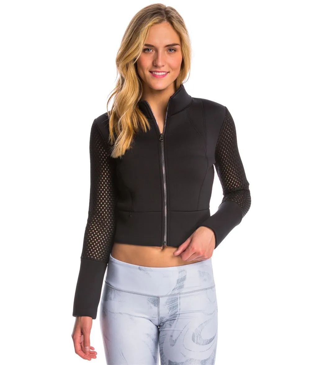Alo Yoga Shell After Yoga Cropped Jacket