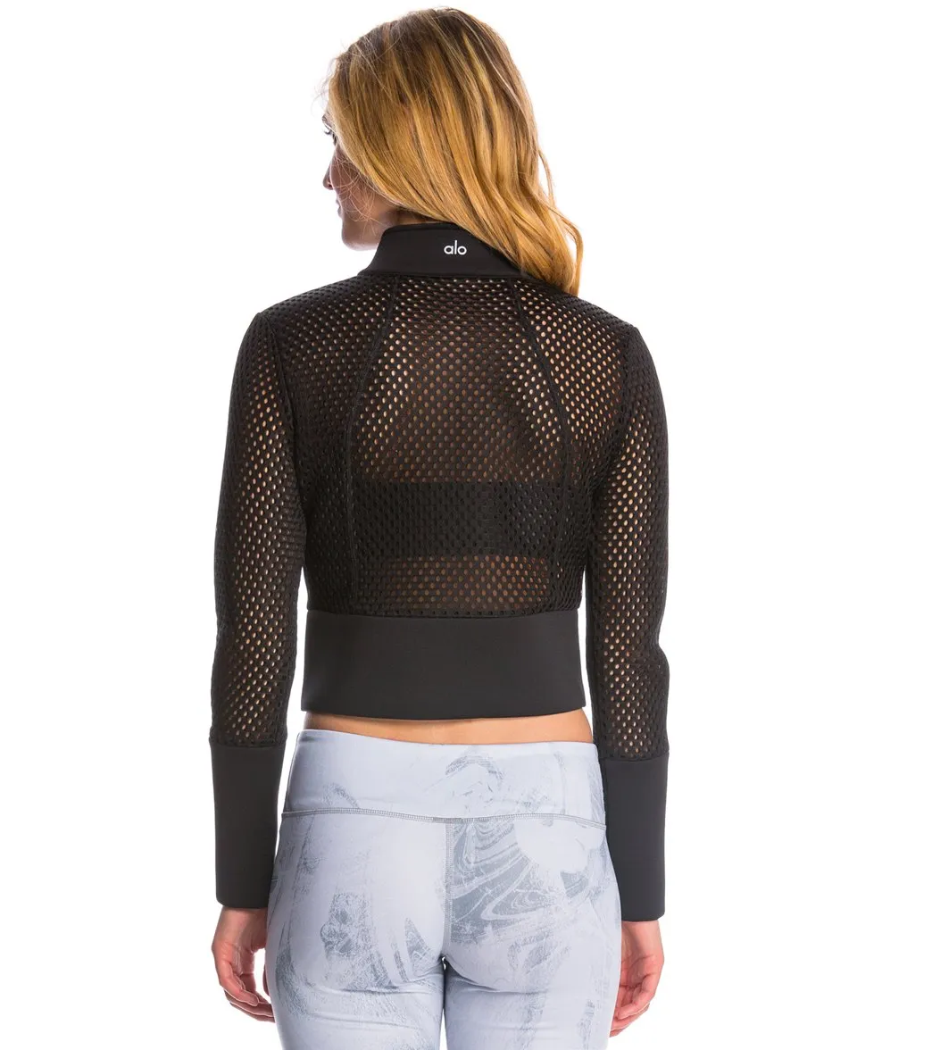 Alo Yoga Shell After Yoga Cropped Jacket