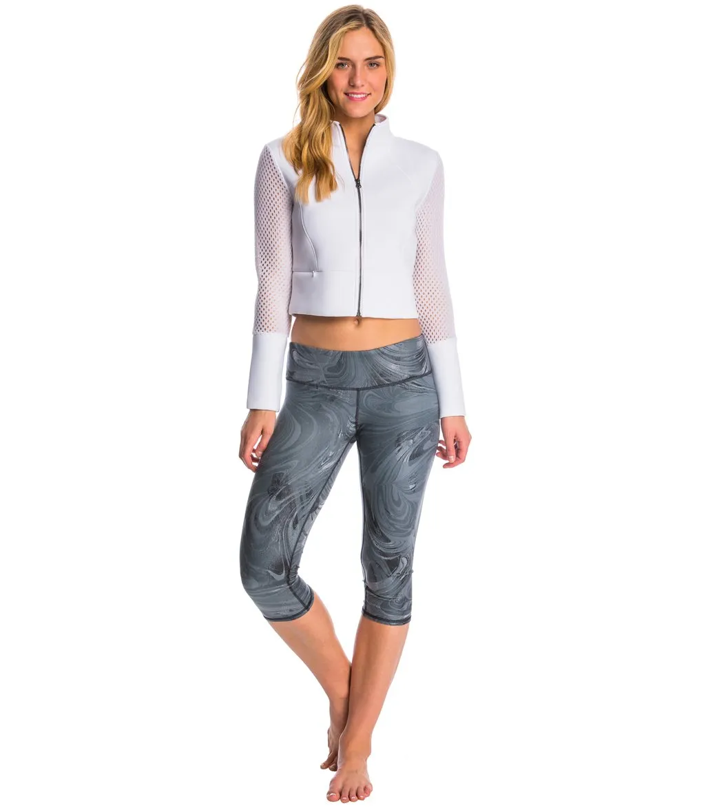 Alo Yoga Shell After Yoga Cropped Jacket