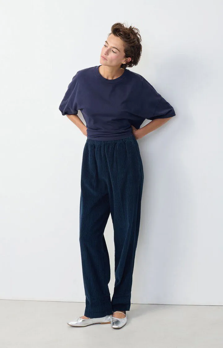 American Vintage PADOW Pants in Navy