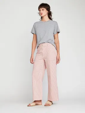 Aria Hi-Waist Pants Red Stripes