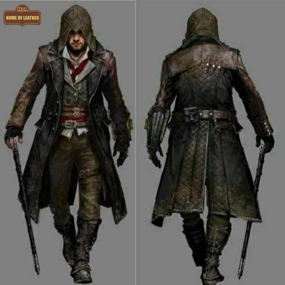Assassin's Creed Syndicate Jacob Frye C001 Brown Trench Coat