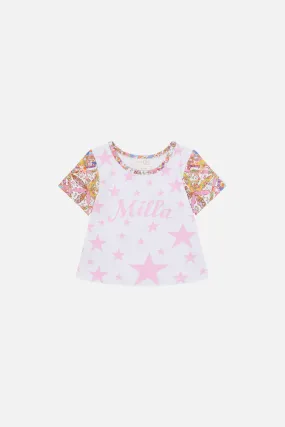BABIES SHORT SLEEVE TEE SEW YESTERDAY