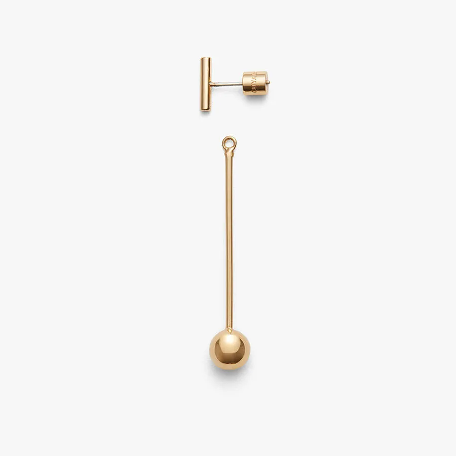 Bar Ear Jacket Earrings