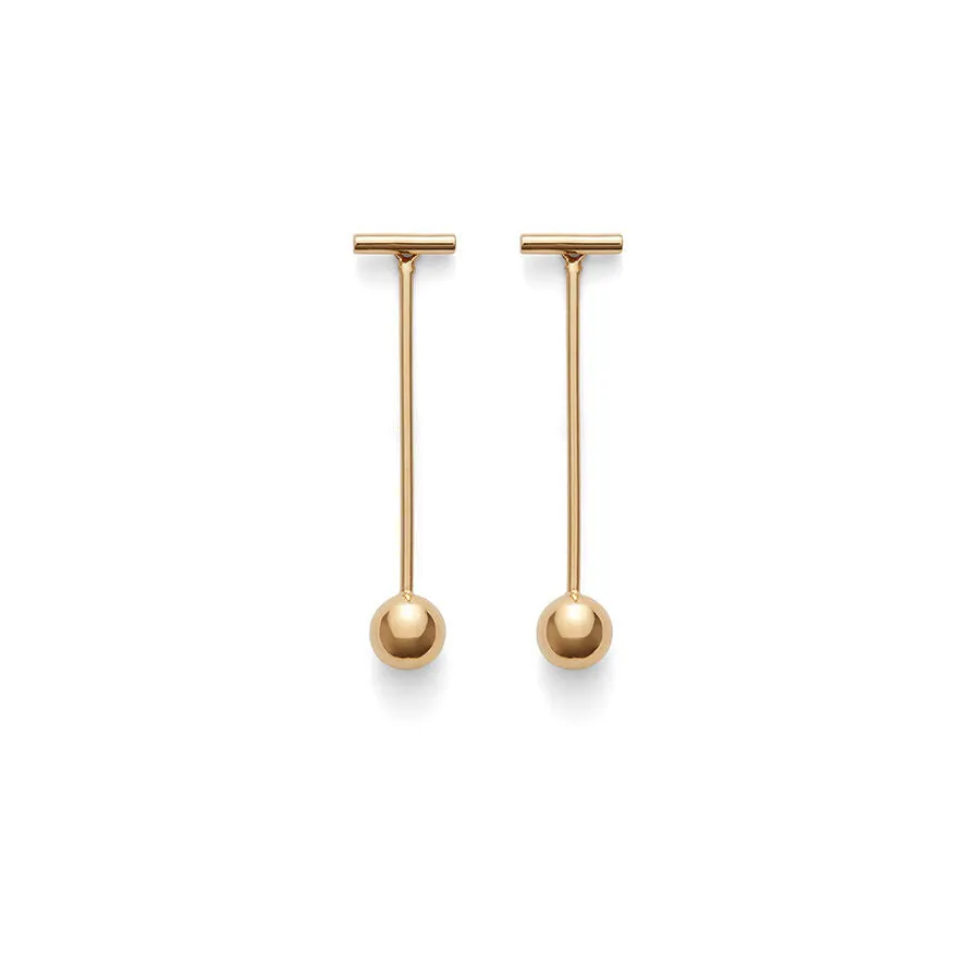 Bar Ear Jacket Earrings