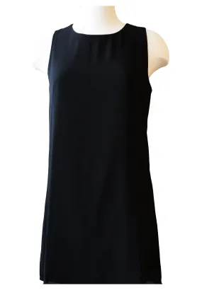 Black Chiffon Tank Dress