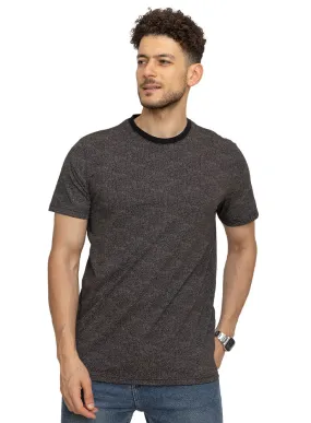 Black Printed Round T-Shirt Design 8