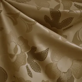 Camouflage Floral Cotton Twill Khaki