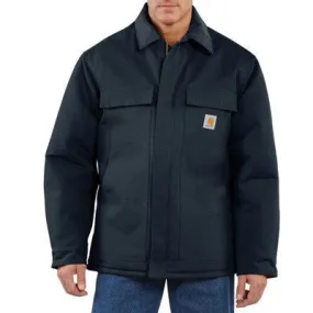 Carhartt Medium Tall Dark Navy Arctic Quilt-Lined 12 Ounce Cotton Duck Traditional Coat