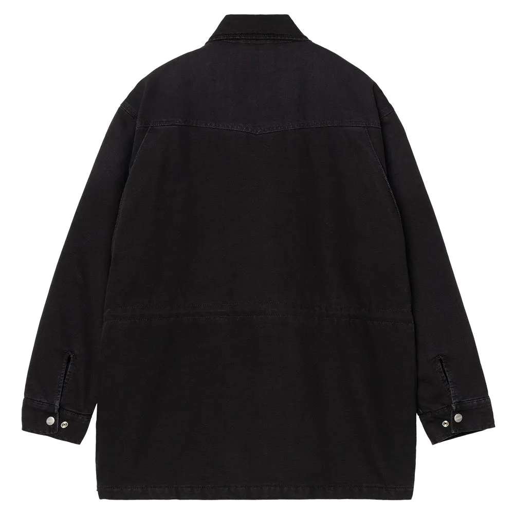 CARHARTT WIP OG SANTA FE JACKET // BLACK/BLACK (STONE CANVAS)