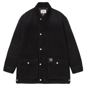 CARHARTT WIP OG SANTA FE JACKET // BLACK/BLACK (STONE CANVAS)