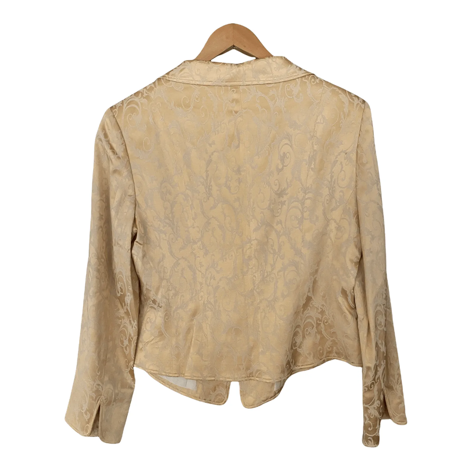 Caroline Charles Gold Brocade Jacket UK Size 14