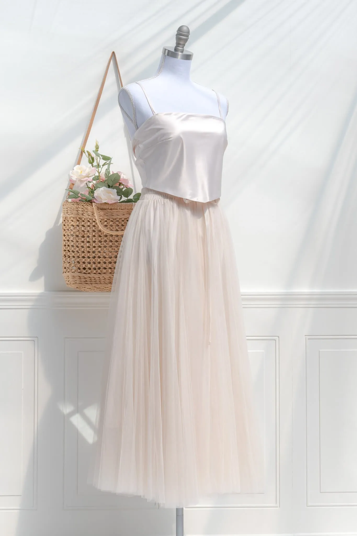 Celestine Satin Handkerchief Top