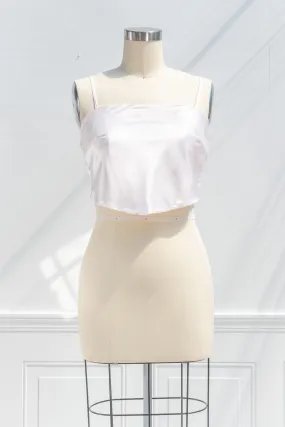 Celestine Satin Handkerchief Top