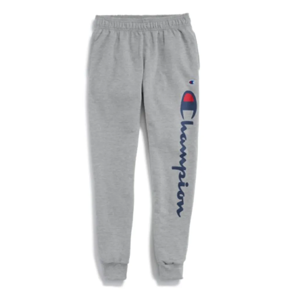 Champion Men's GP08H Script and C Logo Powerblend Athletic Gym Jogger Sweatpants