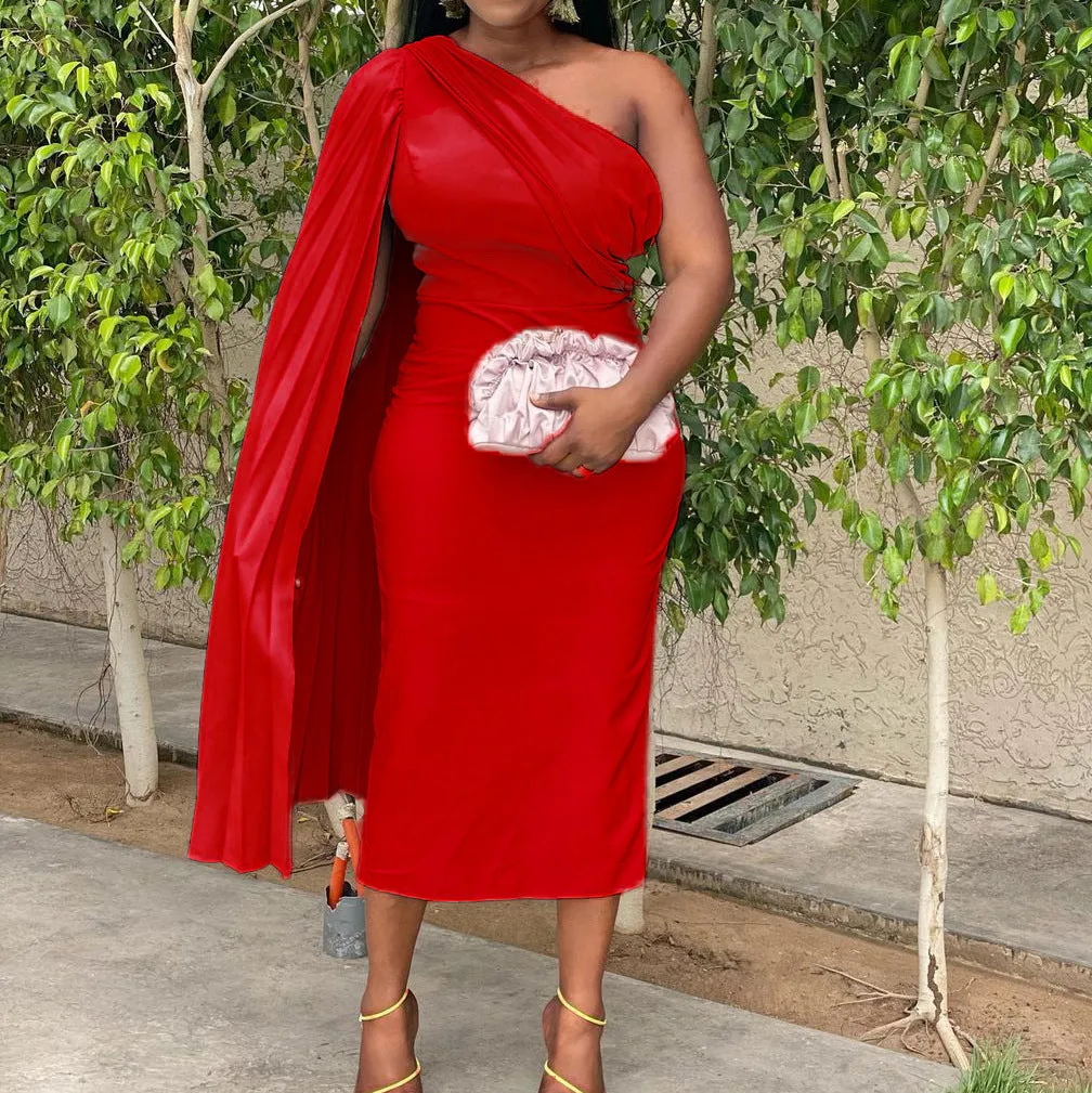 Chic Monochrome Off Shoulder Bodycon Dress