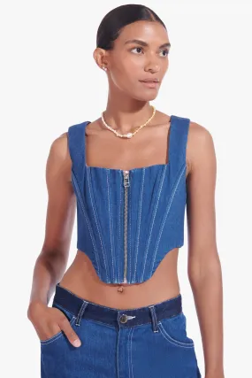CINDY TOP | MEDIUM WASH