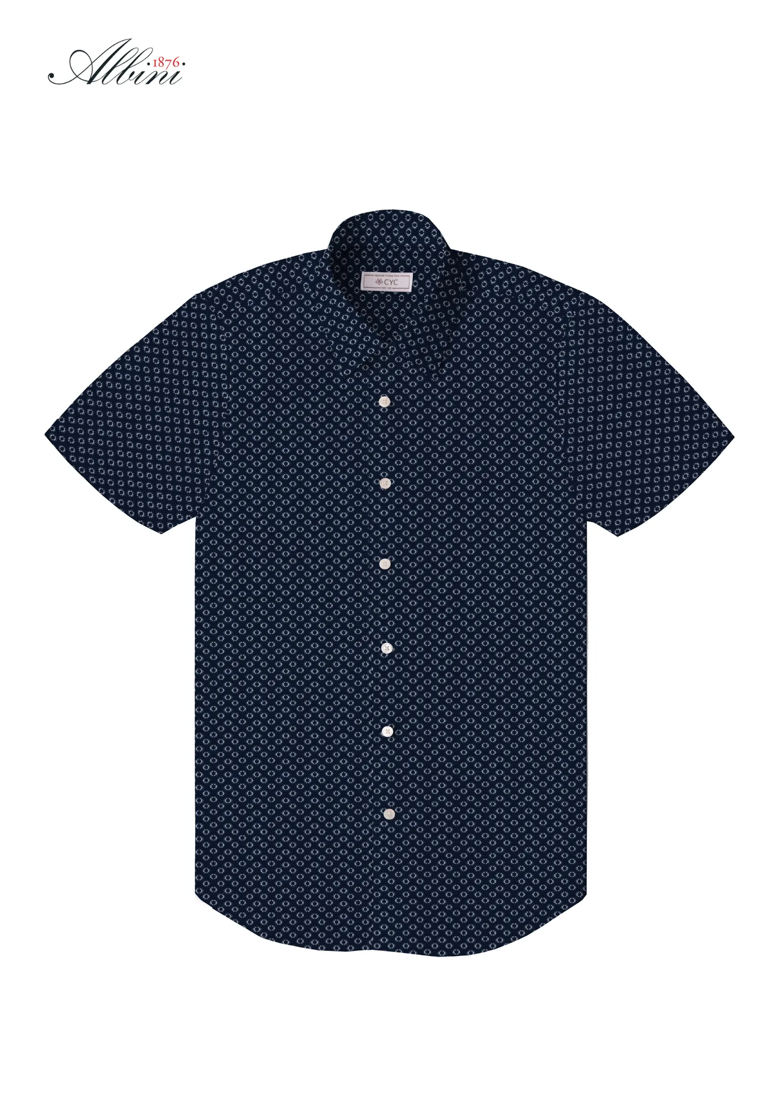 Cloud Burst Print Short Sleeve Shirt