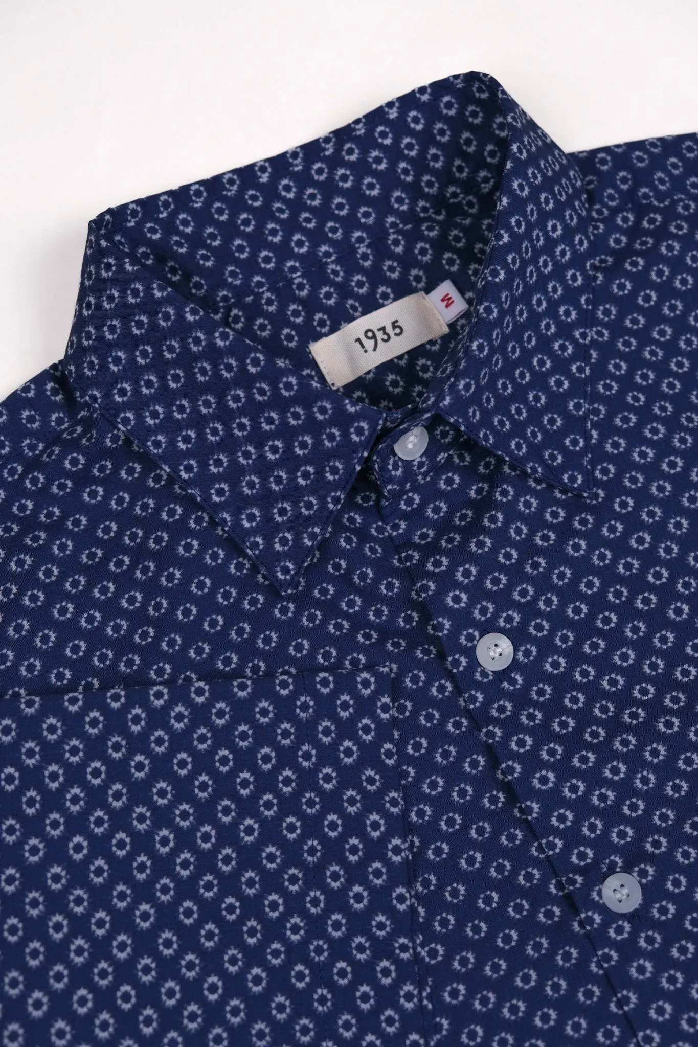 Cloud Burst Print Short Sleeve Shirt