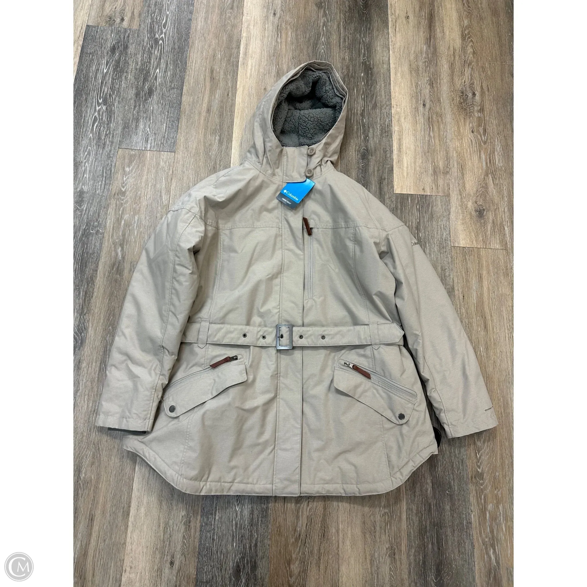 Coat Parka By Columbia In Beige, Size: 2x