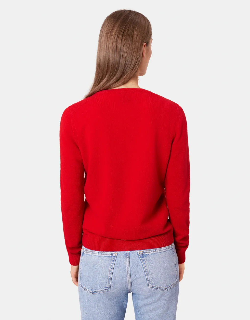 COLORFUL STANDARD | Women Light Merino Wool Crewneck | Scarlet Red