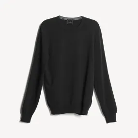 Crew Neck Jumper - Black