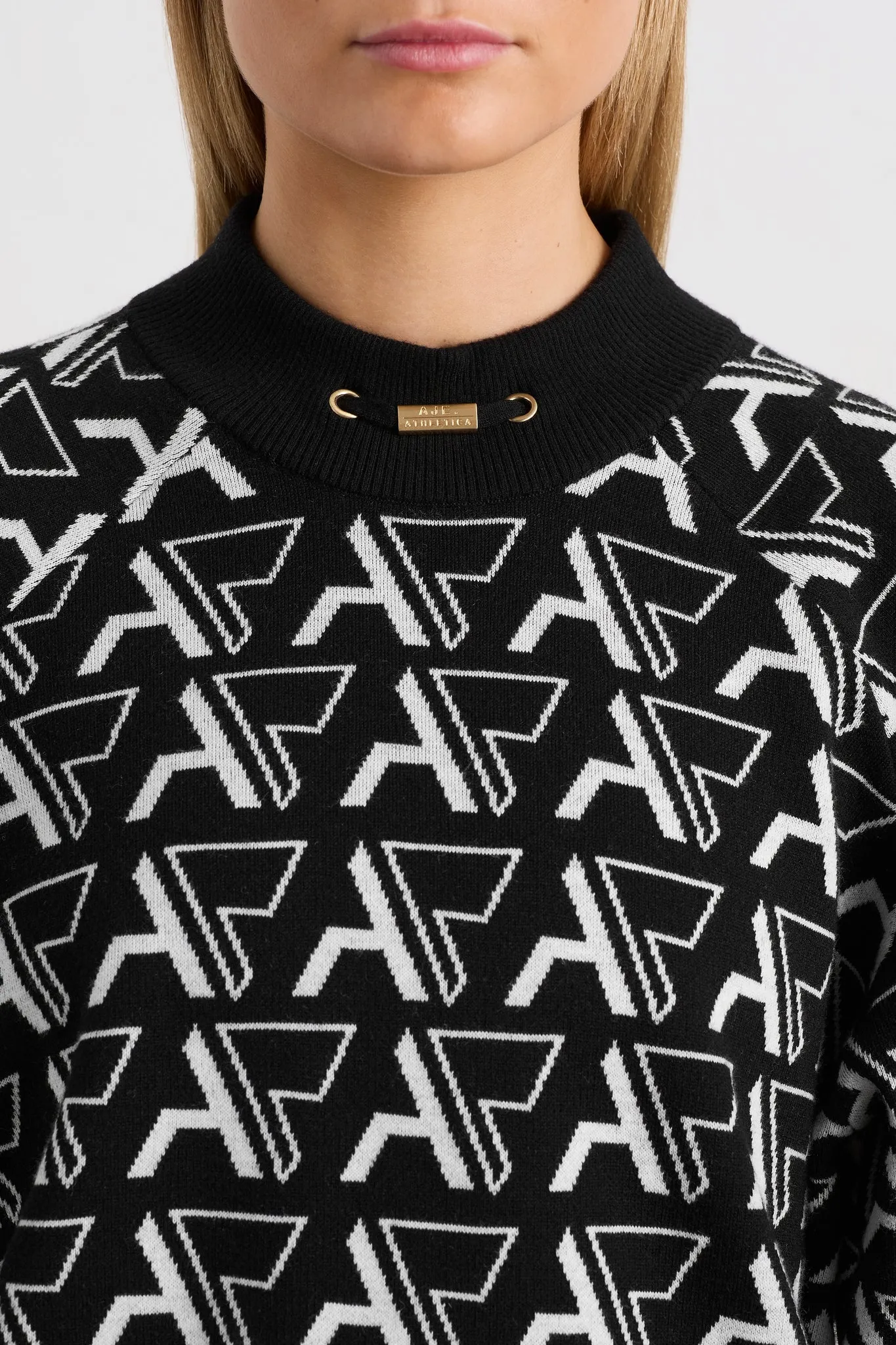 Cropped Monogram Sweater 408