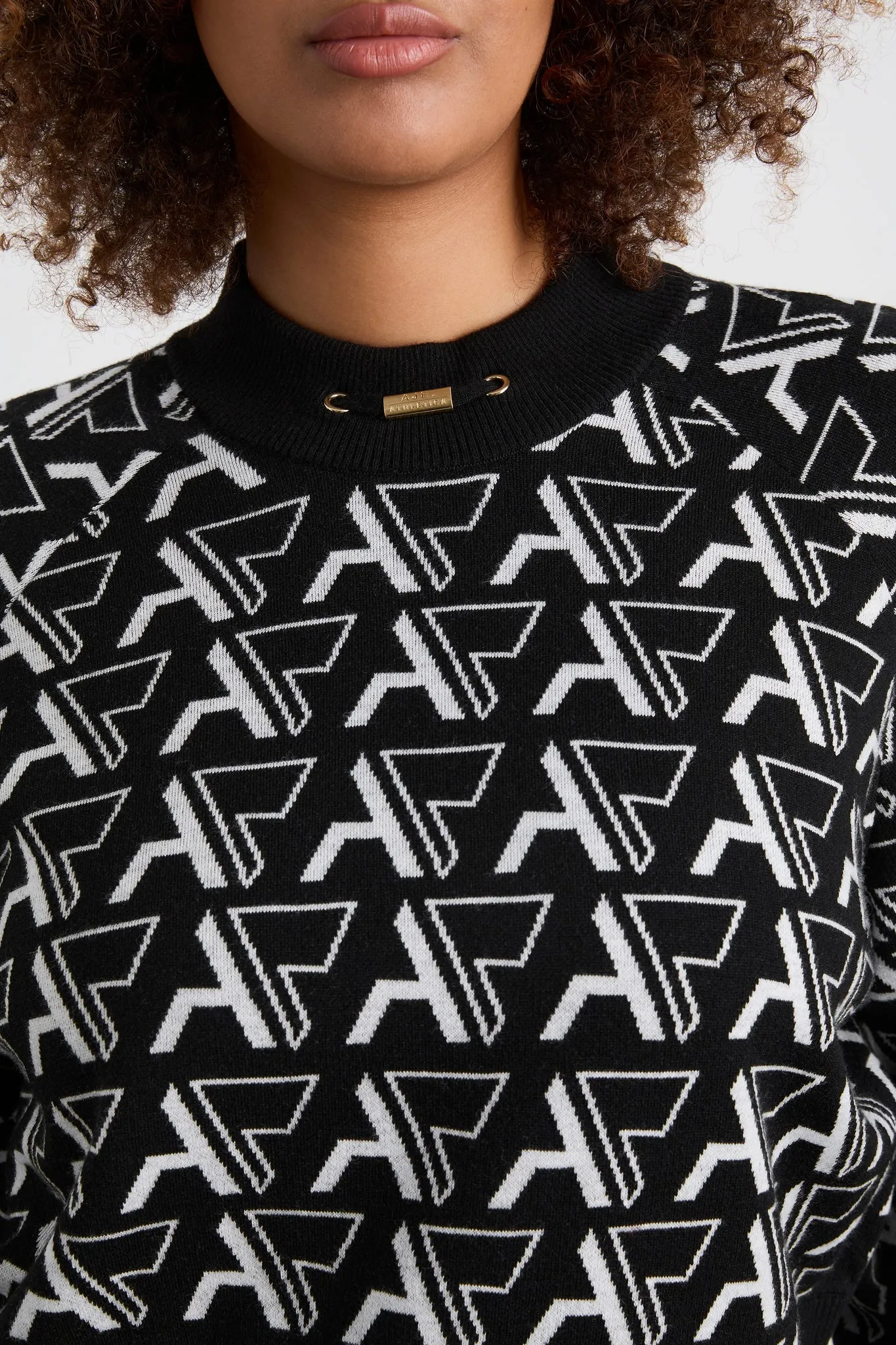 Cropped Monogram Sweater 408