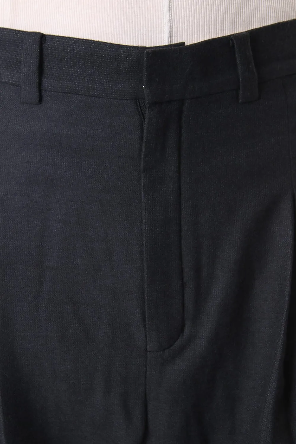 Cropped pants virgin wool / silk