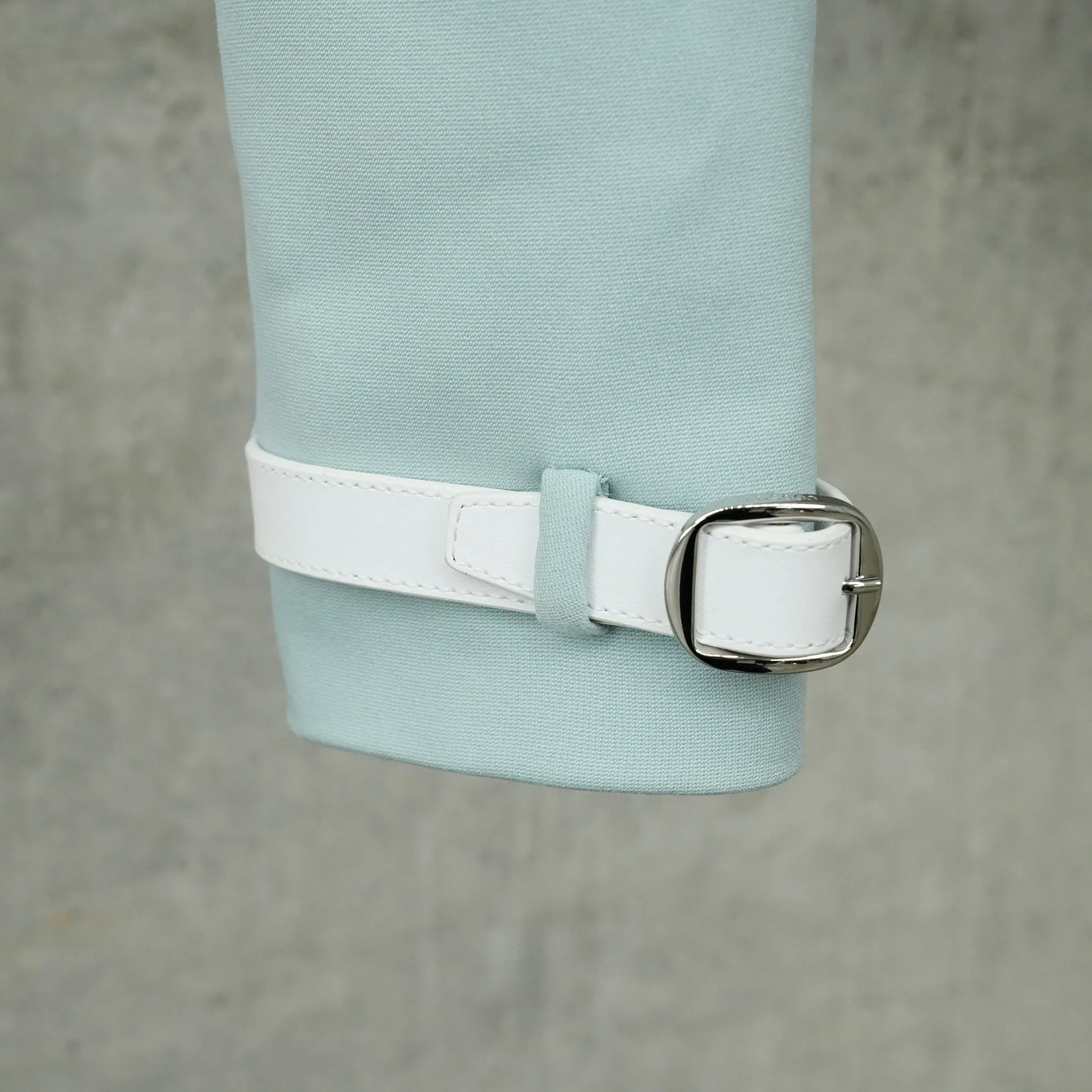 CROPPED TAILORED JACKET / GREEN