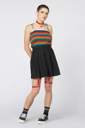 Danger Basic Pleated Skirt