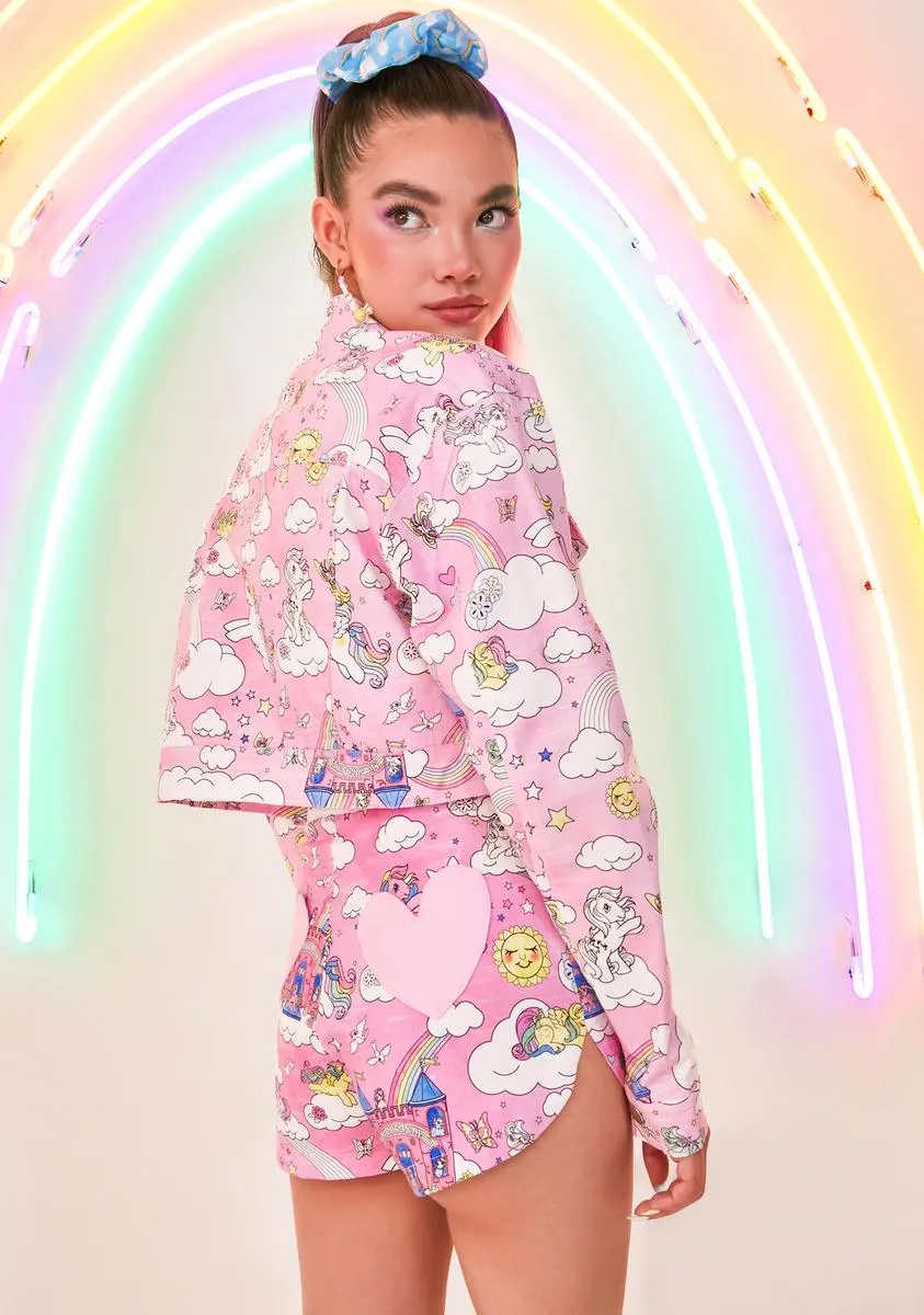 Divine Skies Twill Trucker Jacket