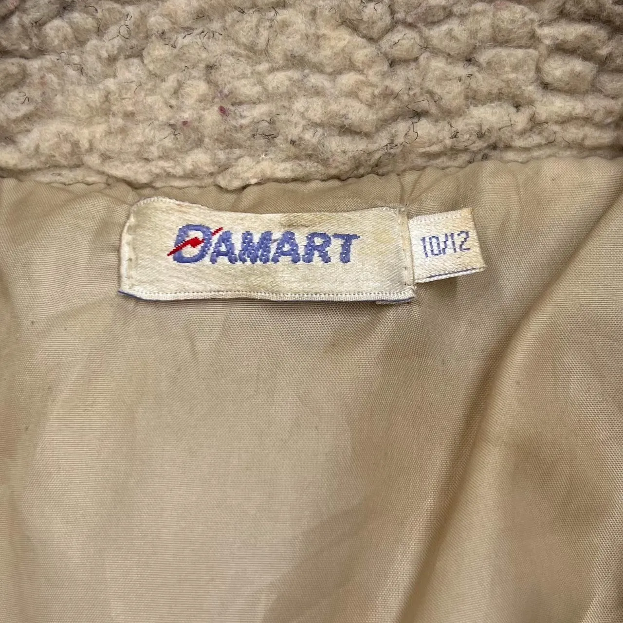 Early 00‘s DAMART Classic Teddy Bear Sherpa Fleece Button Jacket