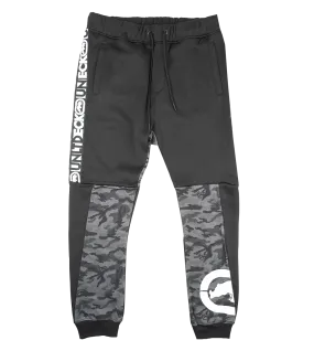 ECKO UNLTD FLEECE JOGGER PANTS BLACK - EO31G719
