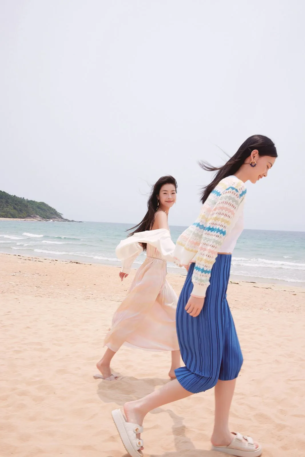 EP YAYING Short Hollow Knit Cardigan