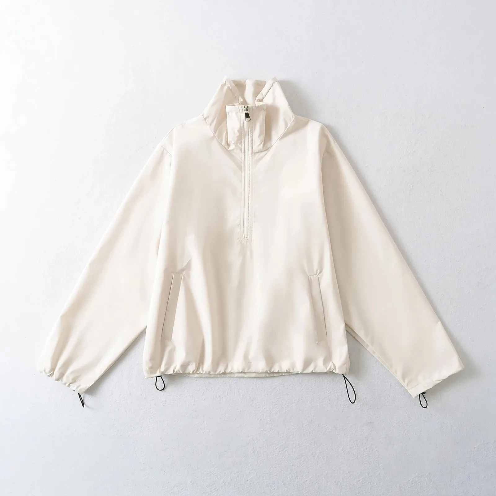Gesine Funnel Neck Cropped Sport Jacket