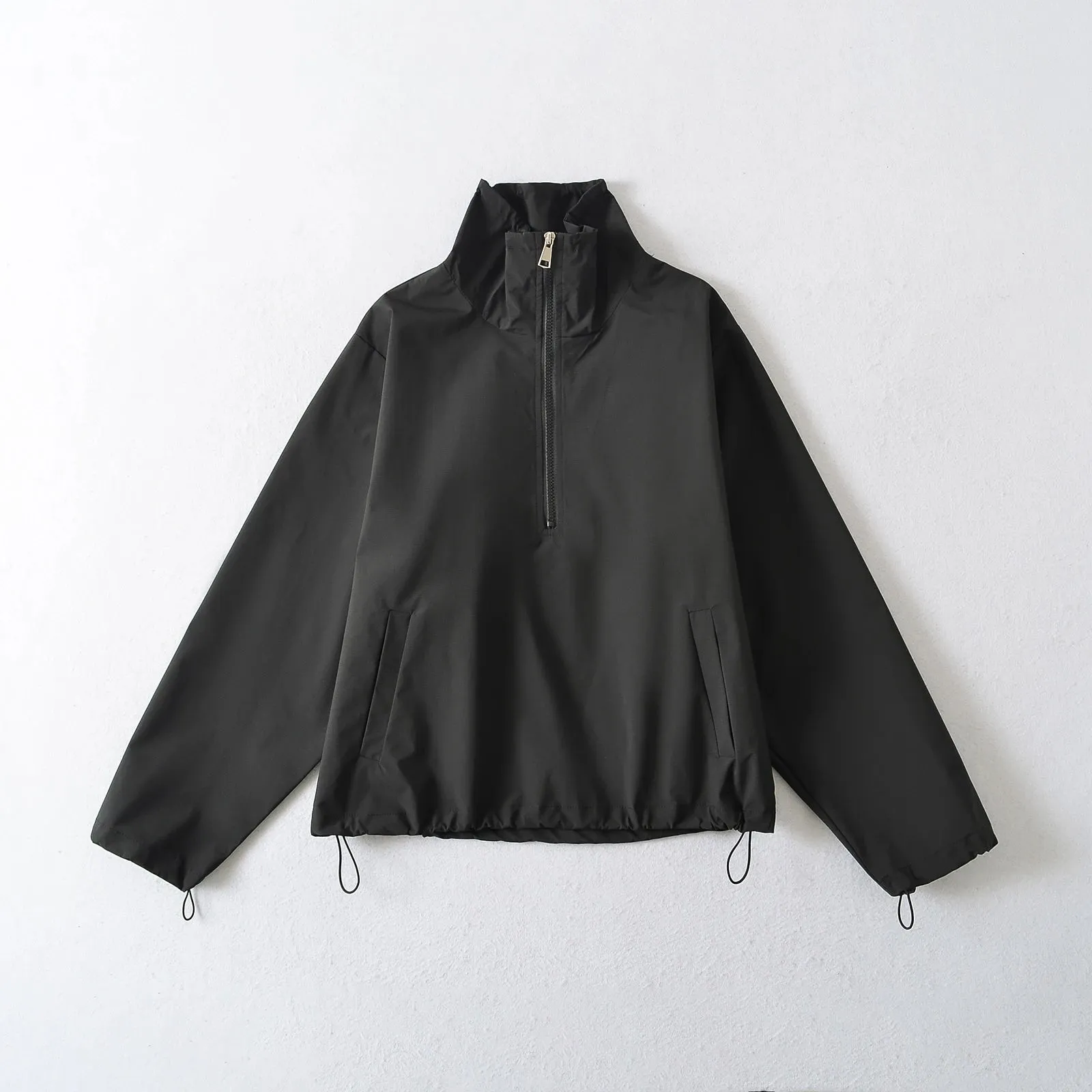 Gesine Funnel Neck Cropped Sport Jacket