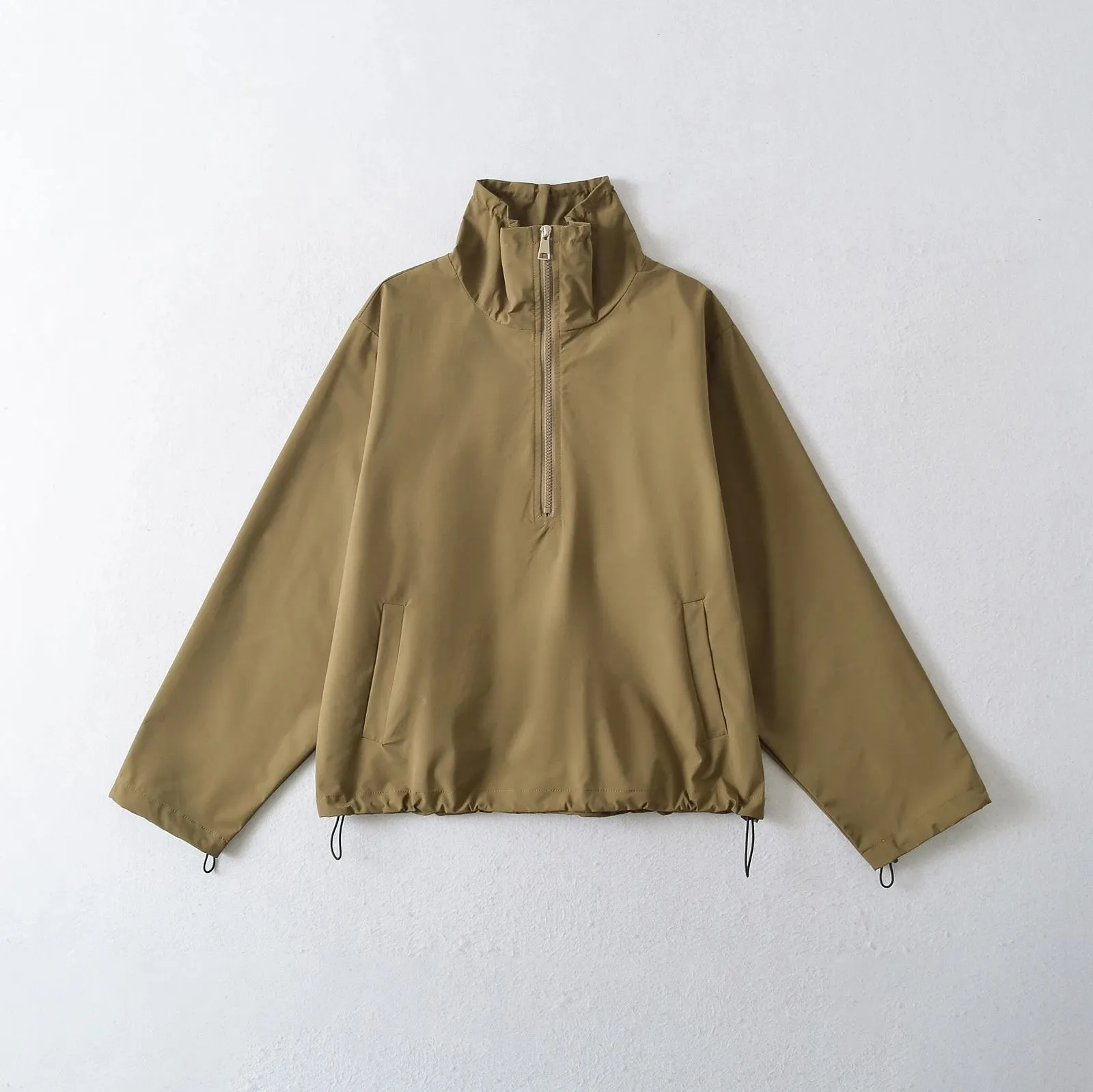 Gesine Funnel Neck Cropped Sport Jacket