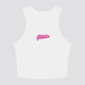 Glitterbox Bubblegum Logo Cropped Vest