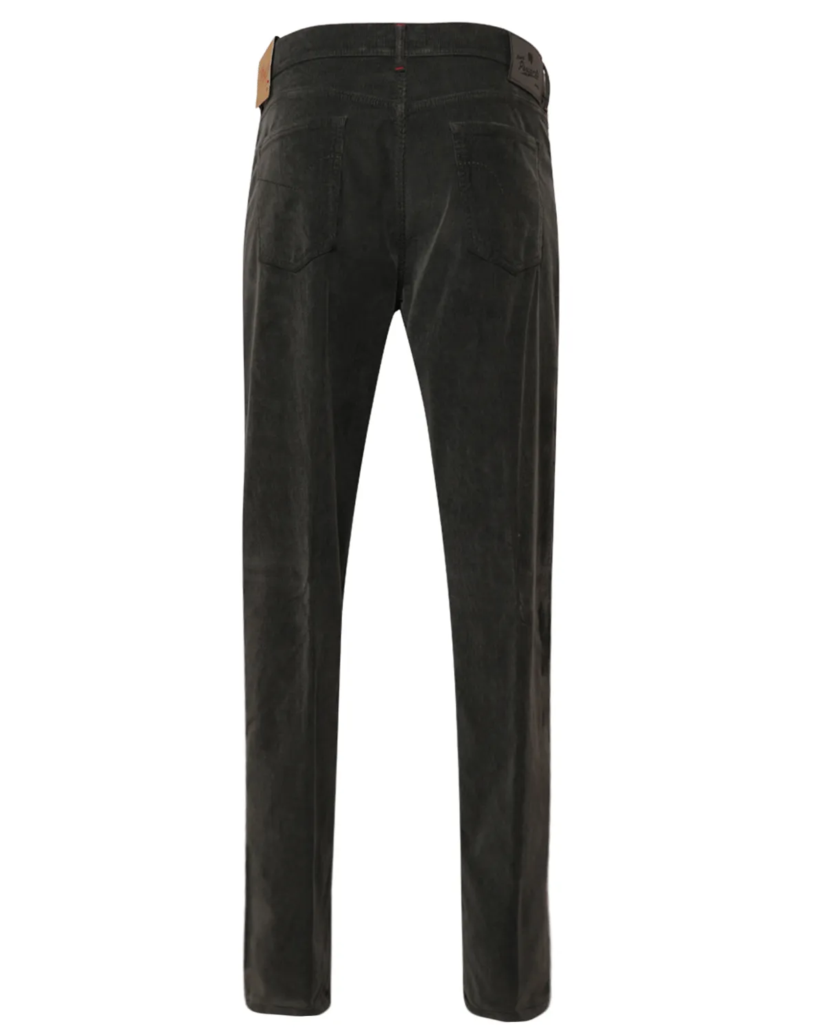 Gun Metal Pinwale Corduroy 5 Pocket Pant
